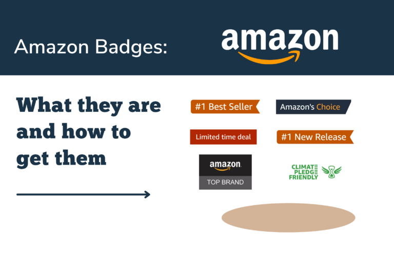 Banner showing Amazon badges