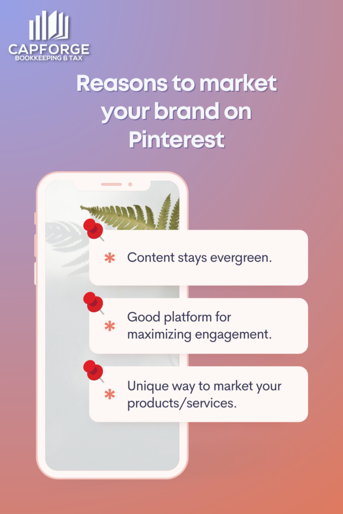 Reasons to use Pinterest marketing.
