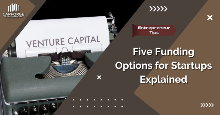 Five Funding Options for Startups Explained