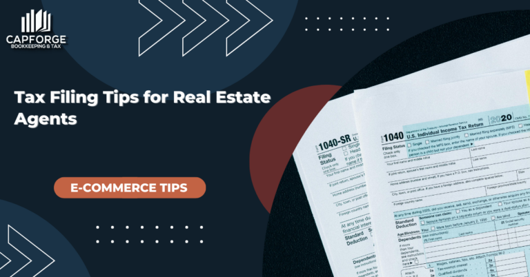 Tax Filing Tips for Real Estate Agents